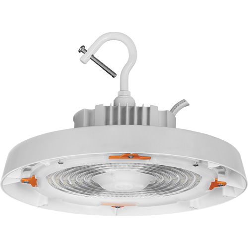 UFO High Bay Light, LED, 120 - 347 V, 150 W, 7.3" H x 11" W Stor-it Systems