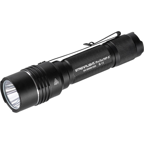 Ensemble de lampe de poche &agrave; main ProTac HP-X, DEL, 800 lumens, Piles CR123A Stor-it Systems
