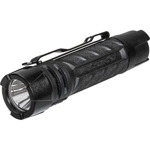 PolyTac&reg; 1X Flashlight, LED, 500 Lumens, Rechargeable Batteries Stor-it Systems