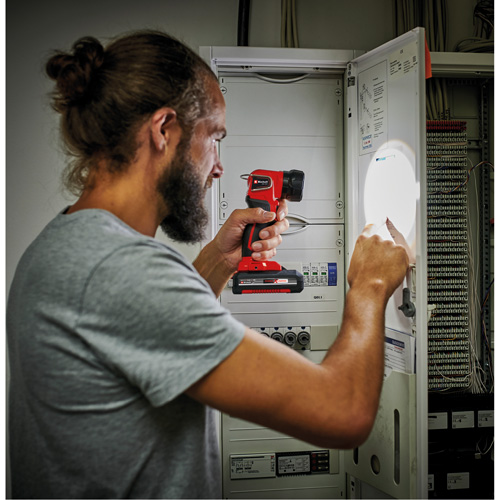 18V Cordless LED Work Light (Tool Only), LED, 280 Lumens, Rechargeable Battery Stor-it Systems