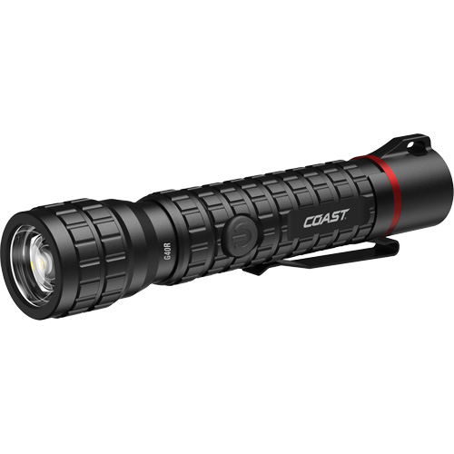 Lampe de poche &eacute;tanche G40R avec mise au point par rotation, DEL, 650 lumens, Piles Rechargeable Stor-it Systems