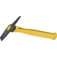 Plastic Handle Chipping Hammers, 11-7/8", 20 oz. Head, Steel 380-1865 | Stor-it Systems