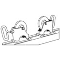 Support Adjust-A-Rolls, Capacit&eacute; de chargement 2000 lb, Capacit&eacute; max. de tuyau 36" Stor-it Systems
