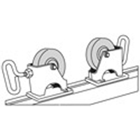 Support Adjust-A-Rolls, Capacit&eacute; de chargement 1000 lb, Capacit&eacute; max. de tuyau 36" Stor-it Systems