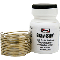 Safety-Silv<sup>®</sup> 45 General Purpose Brazing Alloy, Lead-Free, 45% Silver 30% Copper 25% Zinc, Solid Core, 0.125" Dia. 848-1305 | Stor-it Systems