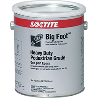 Big Foot™ Heavy-Duty Pedestrian Grade Anti-Slip Floor Coating, 1 gal., Epoxy-Based, Black AA603 | Stor-it Systems