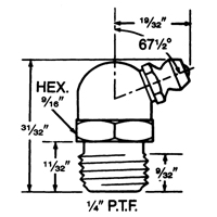 Fitting, 1/4" Thread Stor-it Systems