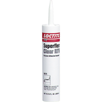 Superflex RTV Silicone Adhesive Sealant, Cartridge, Clear Stor-it Systems