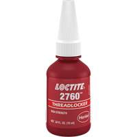 Threadlocker 2760 Instant Adhesive, Red, High, 10 ml, Bottle Stor-it Systems