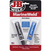 MarineWeld Epoxy, Two-Part, Tube, 3 oz., Grey AG581 | Stor-it Systems