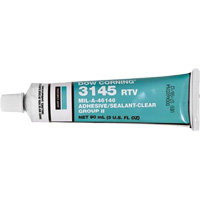 Scellant adh&eacute;sif &agrave; la silicone Dowsil RTV 3145 MIL-A-46146, Tube, Transparent Stor-it Systems