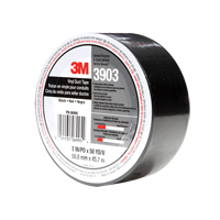 Rubans adh&eacute;sifs en vinyle 3903, 1245 mm (49") la x 46 m (151') lo, 6,5 mils, Noir Stor-it Systems
