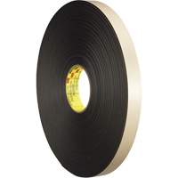 Double-Coated Foam Tape, 66 m (216') L x 12.7 mm (1/2") W, 31 mils, Polyethylene Stor-it Systems
