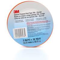 Ruban en vinyle pour travaux g&eacute;n&eacute;raux 764, 50,8 mm (2") la x 32,9 m (108') lo, 5 mils, Orange Stor-it Systems