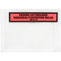 Packing List Envelope, 5-1/2" L x 4-1/2" W, Endloading Style AMB460 | Stor-it Systems