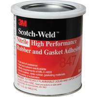 Scotch-Weld High-Performance Rubber & Gasket Adhesive, Gallon, Brown Stor-it Systems