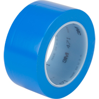 Ruban en vinyle 471, 50,8 mm (2") la x 32,9 m (108') lo, 5,3 mils, Bleu Stor-it Systems