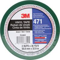 Ruban en vinyle 471, 50,8 mm (2") la x 32,9 m (108') lo, 5,2 mils, Vert Stor-it Systems