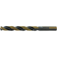 Foret de type Prentice M2 de premi&egrave;re qualit&eacute; noir et dor&eacute; Jet-Kut, 9/16", Acier rapide, Pointe de 135° Stor-it Systems