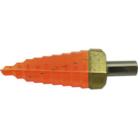 Jet-Kut<sup>®</sup> 9-Step Super Premium M35 Step Drill, 1/4" - 3/4" , 1/16" Increments, High Speed Steel AUW027 | Stor-it Systems