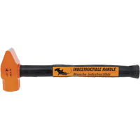 UCP-316 Marteau &agrave; panne droite &agrave; manche indestructible pour usage tr&egrave;s intensif, Poids de la t&ecirc;te 3 lb, Face Ordinaire, Prise Acier plein Stor-it Systems