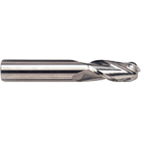 Ball Nose End Mill, 1/8" Dia., 4 Flutes, Carbide Stor-it Systems