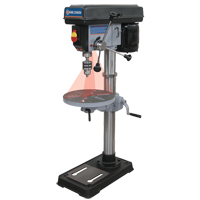 Drill Presses With Laser, 13", 5/8" Chuck, 3670 RPM BV666 | Stor-it Systems