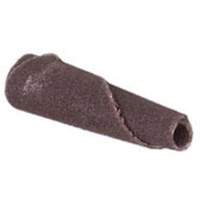 Cartouche de bande abrasive conique ALO, 180 Grain, 3/16" dia., Oxyde d'aluminium, 1" lo, 1/8" Dimension de l'arbre Stor-it Systems