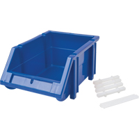 Bac empilable & &agrave; suspendre, 4-13/16" la, 3-3/16" h x 7-1/8" p, Bleu Stor-it Systems