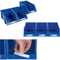 Bac empilable & &agrave; suspendre, 11-13/16" la, 7" h x 17-11/16" p, Bleu Stor-it Systems