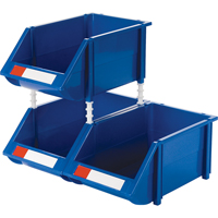 Bac empilable & &agrave; suspendre, 8-3/16" la, 6-3/16" h x 14" p, Bleu Stor-it Systems