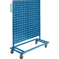 Supports mobiles pour contenants - &agrave; un c&ocirc;t&eacute;, &agrave; un c&ocirc;t&eacute;, 36" la x 16" p x 46-1/2" h Stor-it Systems