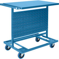 Chariots porte-contenants - Chariot seulement, &agrave; deux c&ocirc;t&eacute;s, 24" la x 38-1/2" p x 36-1/2" h Stor-it Systems
