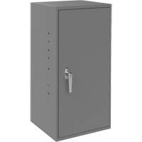 Utility Cabinet, Steel, 2 Shelves, 30" H x 13-3/4" W x 12-3/4" D, Grey Stor-it Systems