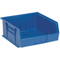 Bacs ultra empilable & suspendable, 11" la, 5" h x 10-7/8" p, Bleu Stor-it Systems