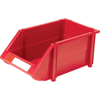Bac empilable & &agrave; suspendre, 8-3/16" la, 6-3/16" h x 14" p, Rouge Stor-it Systems