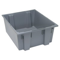 Contenants Stack & Nest, 10" x 23,5" x 19,5", Gris Stor-it Systems