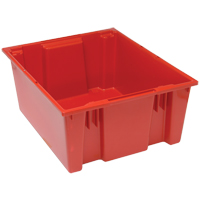 Contenants Stack & Nest, 10" x 23,5" x 19,5", Rouge Stor-it Systems
