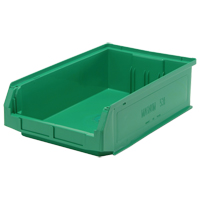 Contenants g&eacute;ants empilables, 12,375" la x 19,75" p x 5,875" h, Vert Stor-it Systems