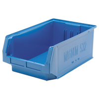 Contenants g&eacute;ants empilables, 12,375" la x 19,75" p x 7,875" h, Bleu Stor-it Systems