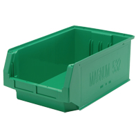 Contenants g&eacute;ants empilables, 12,375" la x 19,75" p x 7,875" h, Vert Stor-it Systems