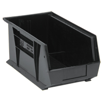 Bacs ultra empilable & suspendable, 8-1/4" la, 7" h x 14-3/4" p, Noir Stor-it Systems