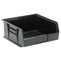 Bacs ultra empilable & suspendable, 11" la, 5" h x 10-7/8" p, Noir Stor-it Systems
