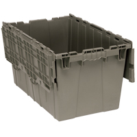 Attached-Top Distribution Container, 16-1/4" x 25-3/8" x 14-1/8", Grey Stor-it Systems