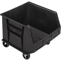 Bac mobile, 14" ha x 16-1/2" la x 18" p, Capacit&eacute; de 75 lb, Noir Stor-it Systems