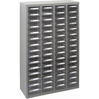 Casiers pour pi&egrave;ces KPC-700, Acier galvanis&eacute;, 60 tiroirs, 23-1/10" x 8-7/10" x 36-9/10", Gris Stor-it Systems