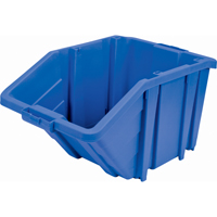 Jumbo Plastic Bin, 15-1/2" W x 13" H x 25" D, Blue, 200 lbs. Capacity Stor-it Systems