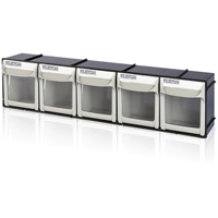 Heavy-Duty Tilt Bin, 23-1/2" W x 4" D x 5-7/8" H, 5 Drawers Stor-it Systems