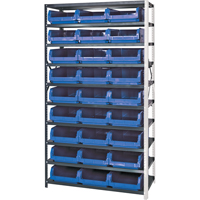 Shelving Unit with Stacking Bins, Steel, Magnum Bin, 650 lbs. Capacity, 42" W x 76" H x CF785 | Stor-it Systems