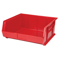 Stack & Hang Bin, 16-1/2" W x 7" H x 14-3/4" D, Red Stor-it Systems